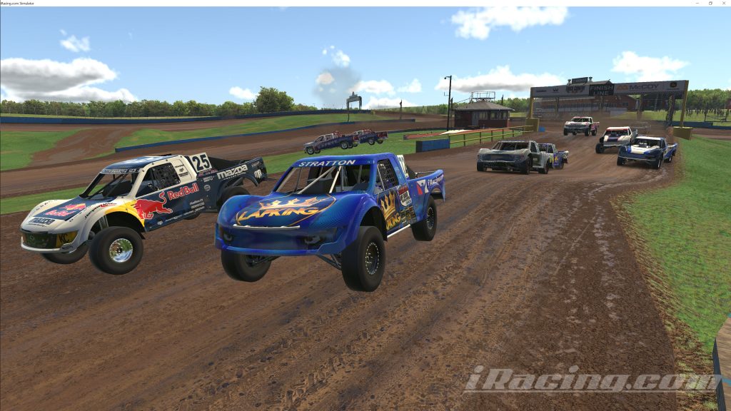 iRacing Crandon Off Road Pro Truck Racing - 1st Place Finish Sean Stratton